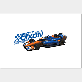 Scott Dixon 2022 (blue) Posters and Art